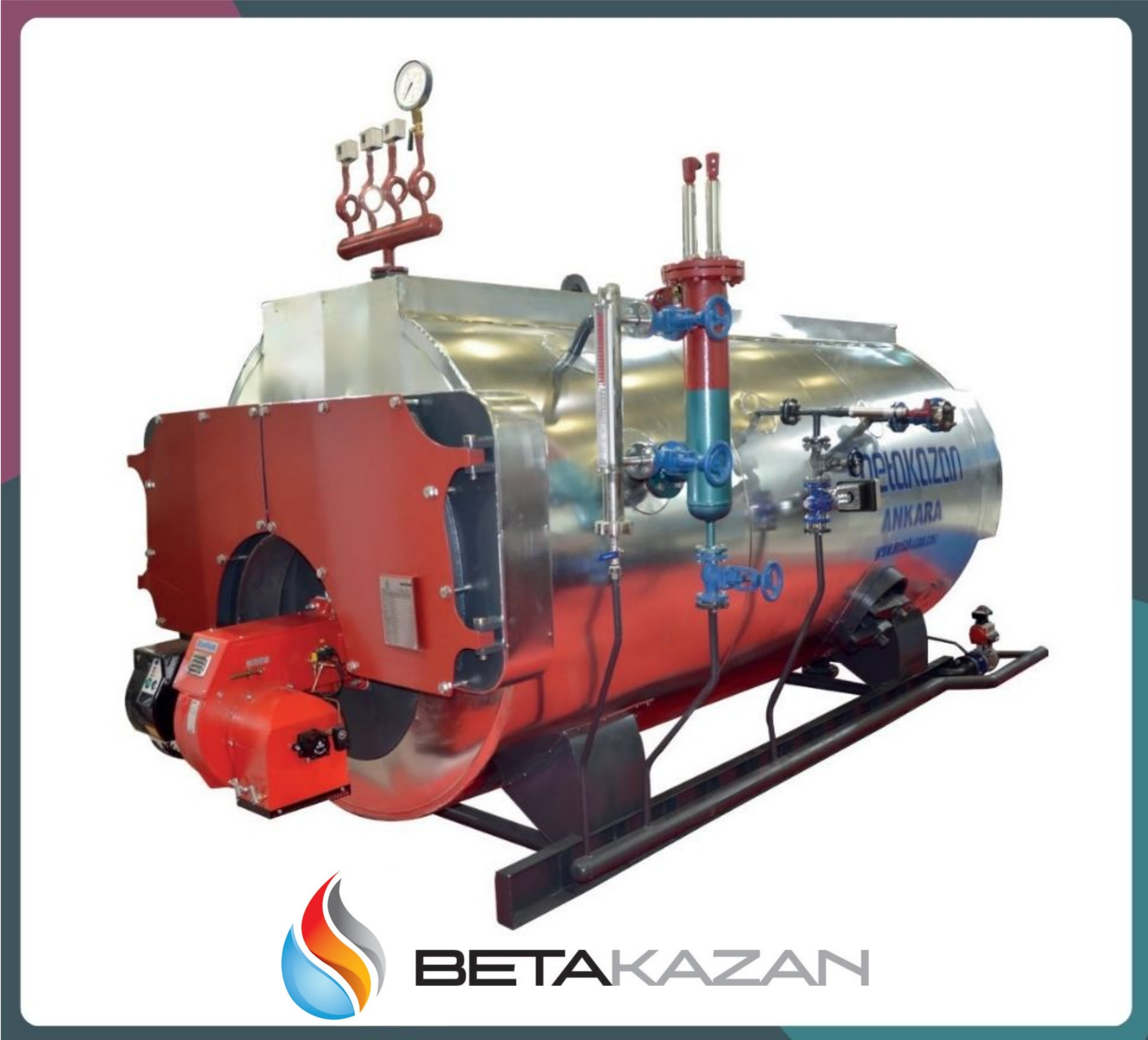 Liquid-Gas Fuel Steam Boiler